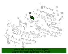 BRACKET,RR TOW HOOK 15826713 HUMMER