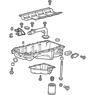 PAN,OIL(INCLS 8-19,21-33) 12668476 GMC