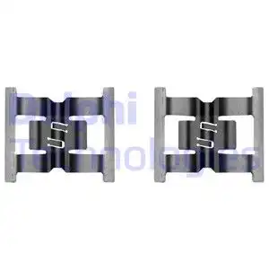 Комплектующие, колодки дискового тормоза LX0682 DELPHI