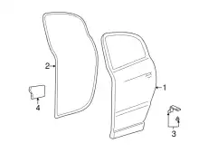 Дверь 3B9833052S VAG