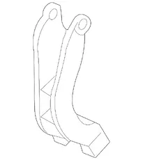 BRACKET,ENG MT STRUT & A/C CMPR 24504390 PONTIAC