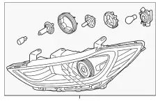 Фонарь габаритный HYUNDAI / KIA 92102F2300