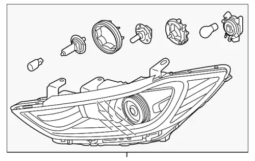 Фонарь габаритный HYUNDAI / KIA 92102F2300
