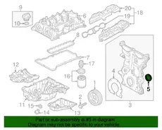 12653685 САЛЬНИК КОРЕННОЙ CHEVROLET
