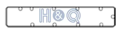 Прокладка клапанной крышки H&Q 20023048