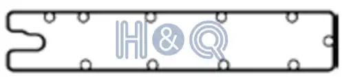 Прокладка клапанной крышки H&Q 20023050