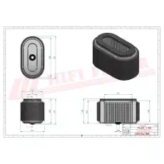 Фильтр воздушный HIFI SA12884
