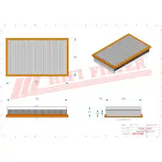 Фильтр воздушный HIFI SA8645