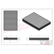 Салонный фильтр HIFI SC60130