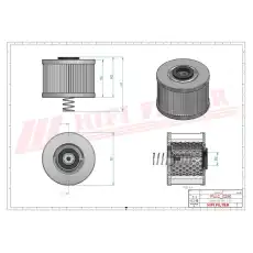 Фильтр масляный HIFI SO6936