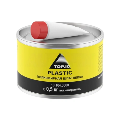 101040500 Шпатлевка PLASTIC 0,5 кг TOP.10