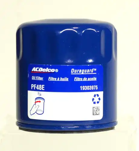 FILTER,OIL(W/O TOP MOUNTED FILTER BYPASS VALVE)(NEW E-CORE CONSTRUCTION)(ACDelco #PF48E) 19303975 SAAB