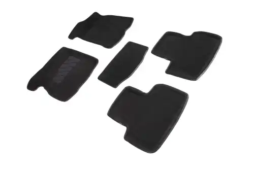Коврики в салон SEINTEX 92611 Lada Priora 2007-2018 5 шт., черный