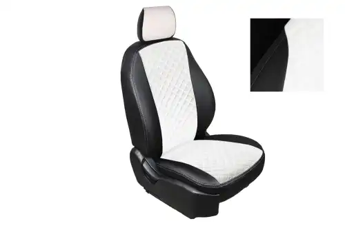 Чехол на RENAULT KAPTUR 2016- 40/60 Ромб белый 91815 SEINTEX