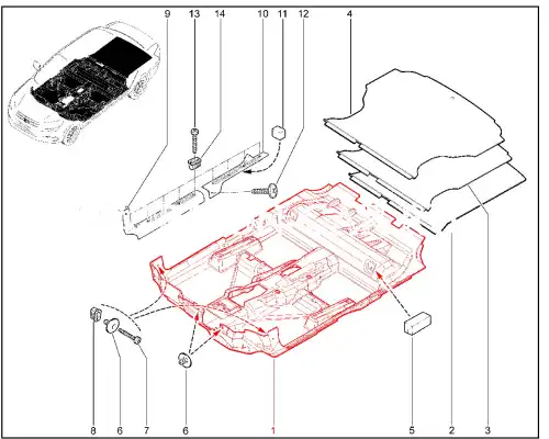 Коврики в салон LADA 8450103994