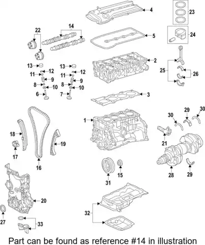 Распредвал MITSUBISHI 1015C329