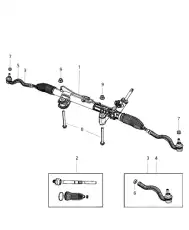 Рулевая тяга MOPAR 68105872AA