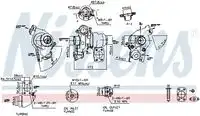турбокомпрессор!\ Citroen Berlingo 1.6D 08> 93061 NISSENS