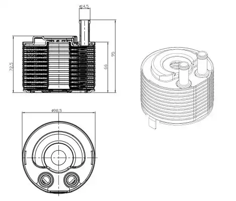 Радиатор кондиционера (конденсатор) NRF 31819