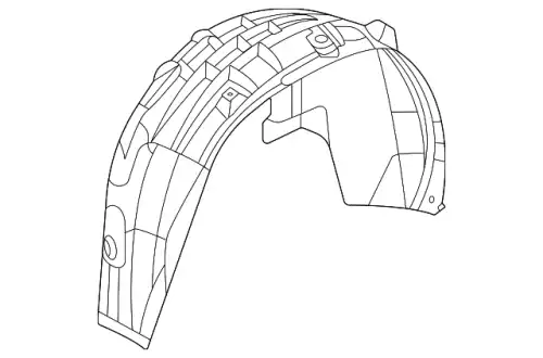 Подкрылок VAG 3CM810971A