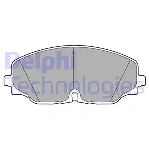 Тормозные колодки дисковые DELPHI LP3543
