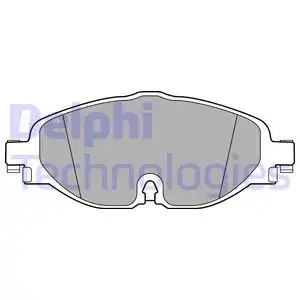 Тормозные колодки дисковые DELPHI LP3584