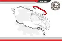 Патрубок интеркулера 24SKV318 SKV