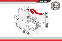 Патрубок интеркулера 24SKV328 SKV
