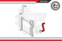 Патрубок интеркулера 24SKV343 SKV