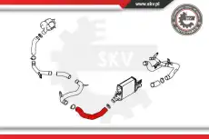 Патрубок интеркулера 43SKV023 SKV