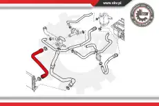 Шланг системы охлаждения 24SKV225 SKV