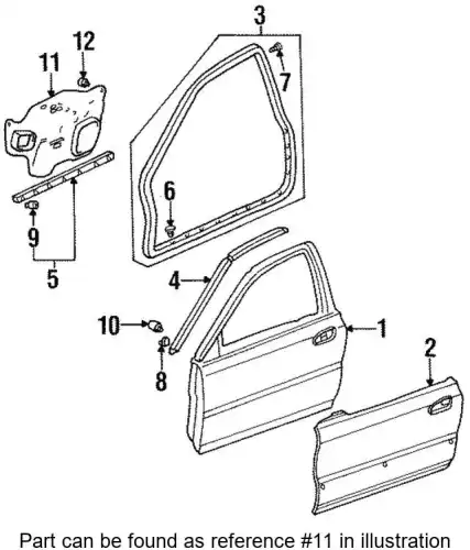 Уплотнитель двери HONDA 72321SV1A11