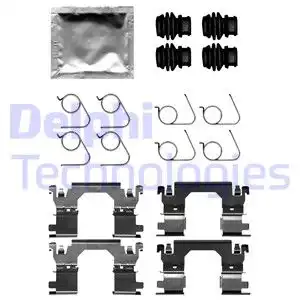Комплектующие, колодки дискового тормоза LX0701 DELPHI
