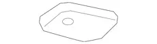 COVER,S/S SUPT BOLT(SHALE) 22815111 CADILLAC
