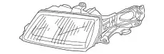Корпус фары 5408513 SAAB