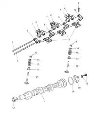 Сальник распредвала передний 04792318 CHRYSLER