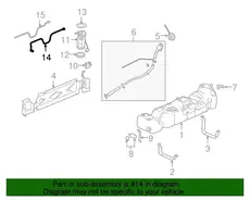 PIPE,FUEL FEED RR(ACDelco #15190486) CHEVROLET