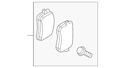 Тормозные колодки дисковые VAG 8W0698451AF
