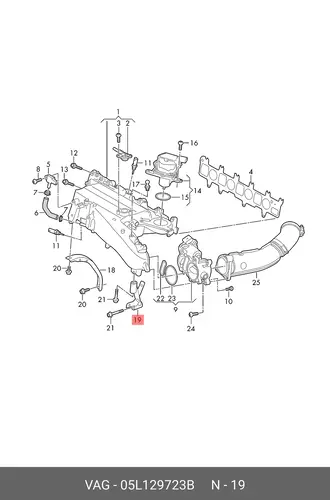SUPPORT 05L129723B VAG