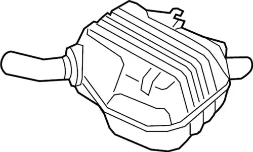 Задний глушитель 3G0253609BP VAG
