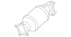 Нейтрализатор 80A254252GX VAG