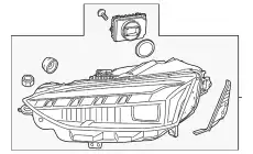 Фара VAG 8W6941085F