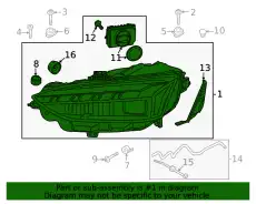 Фара VAG 8W6941085F