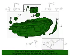 Фара VAG 8W6941086B