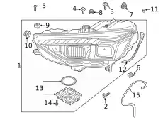 Фара VAG 8W0941034F