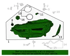 Фара VAG 8W6941011B