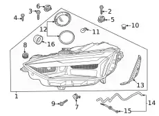 Фара VAG 8W6941012