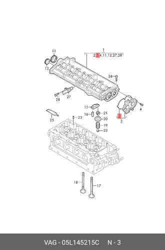 Уплотнитель 05L145215C VAG