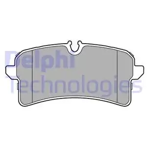 Тормозные колодки дисковые DELPHI LP3577