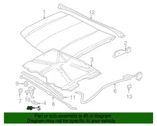 BRACKET,HOOD PRIM LAT 15672319 GMC